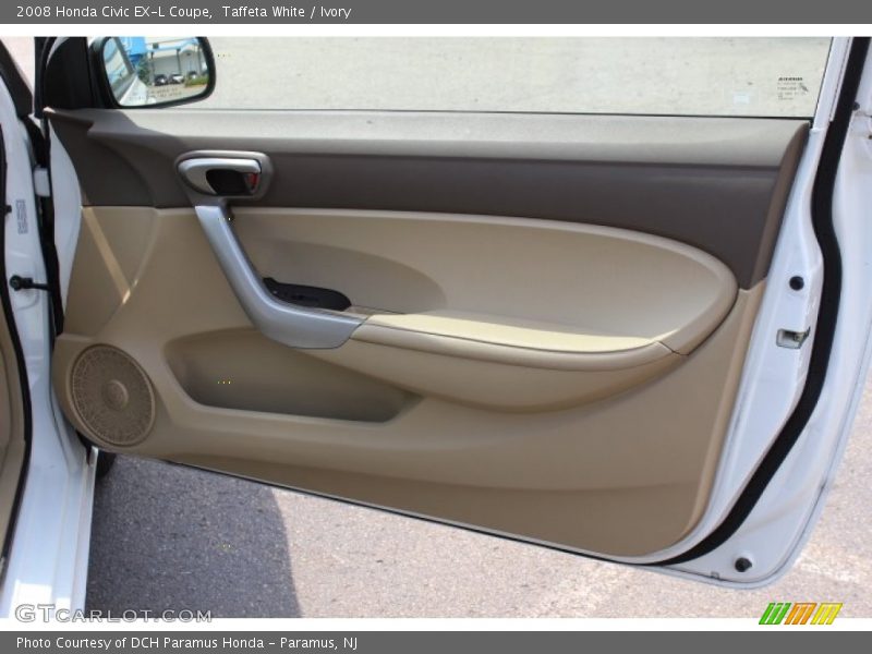 Taffeta White / Ivory 2008 Honda Civic EX-L Coupe