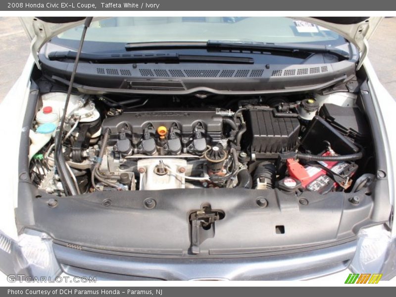 Taffeta White / Ivory 2008 Honda Civic EX-L Coupe