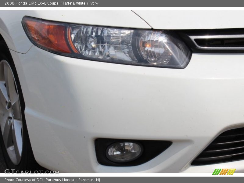 Taffeta White / Ivory 2008 Honda Civic EX-L Coupe