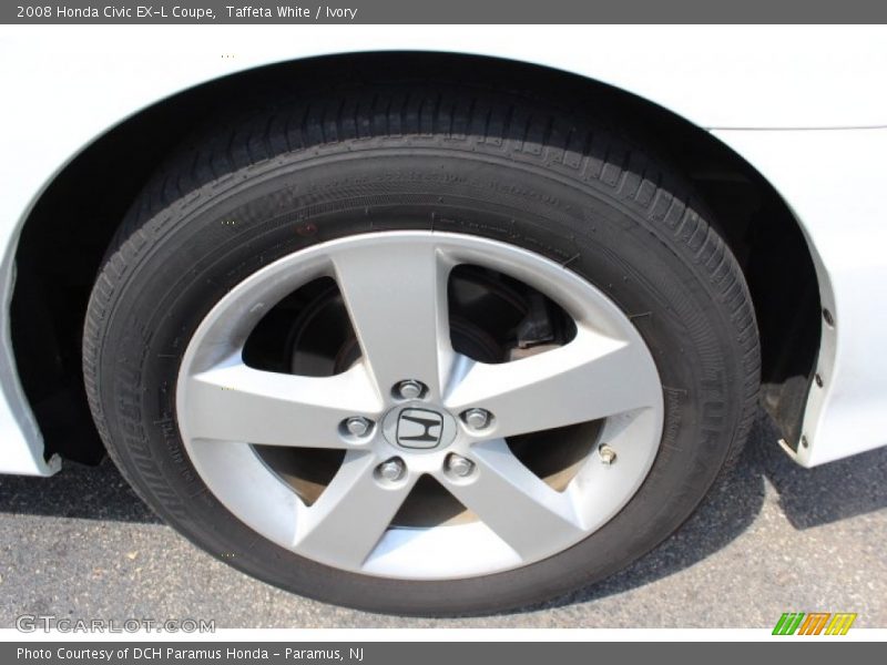 Taffeta White / Ivory 2008 Honda Civic EX-L Coupe
