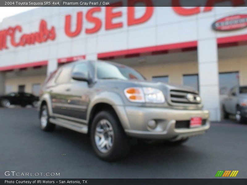 Phantom Gray Pearl / Oak 2004 Toyota Sequoia SR5 4x4