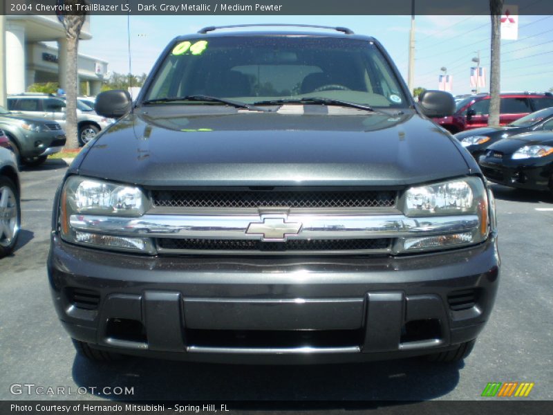 Dark Gray Metallic / Medium Pewter 2004 Chevrolet TrailBlazer LS