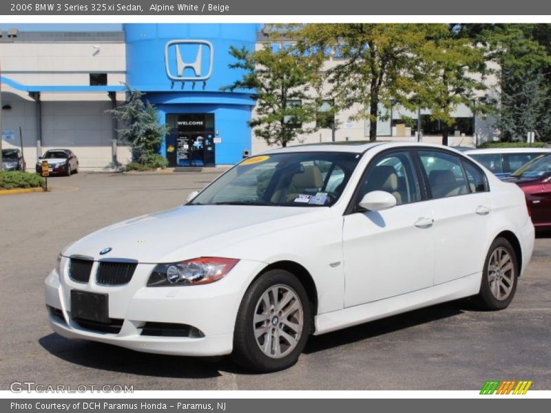 Alpine White / Beige 2006 BMW 3 Series 325xi Sedan