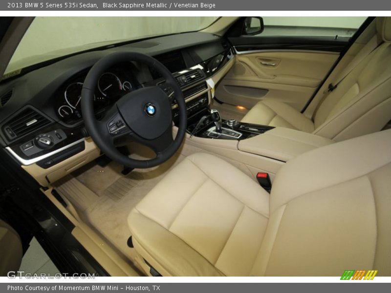 Front Seat of 2013 5 Series 535i Sedan