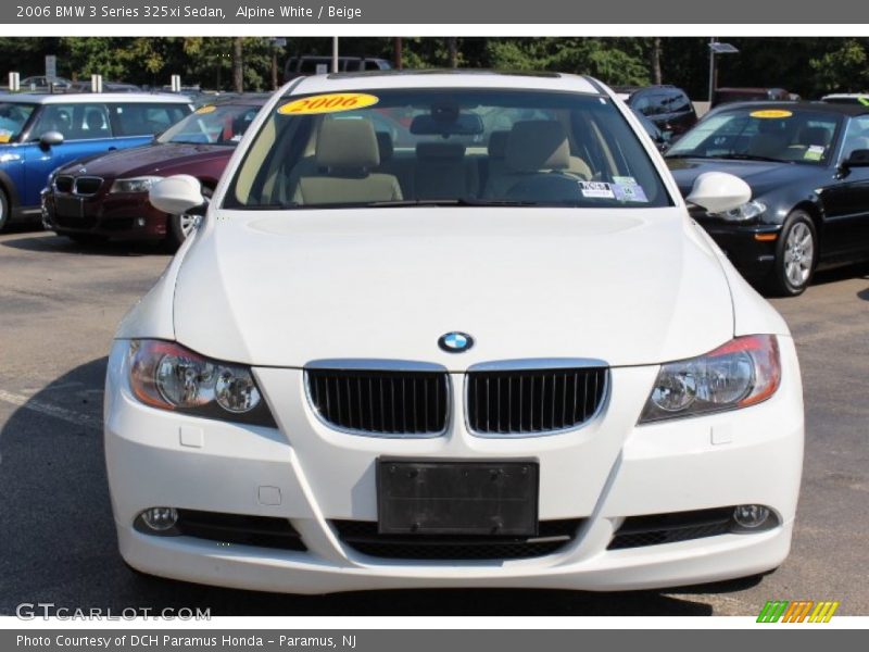 Alpine White / Beige 2006 BMW 3 Series 325xi Sedan