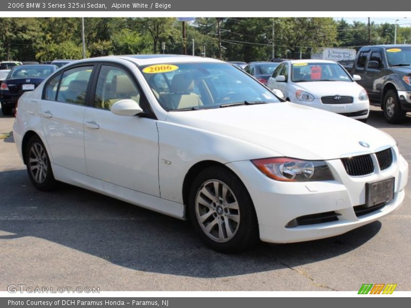 Alpine White / Beige 2006 BMW 3 Series 325xi Sedan