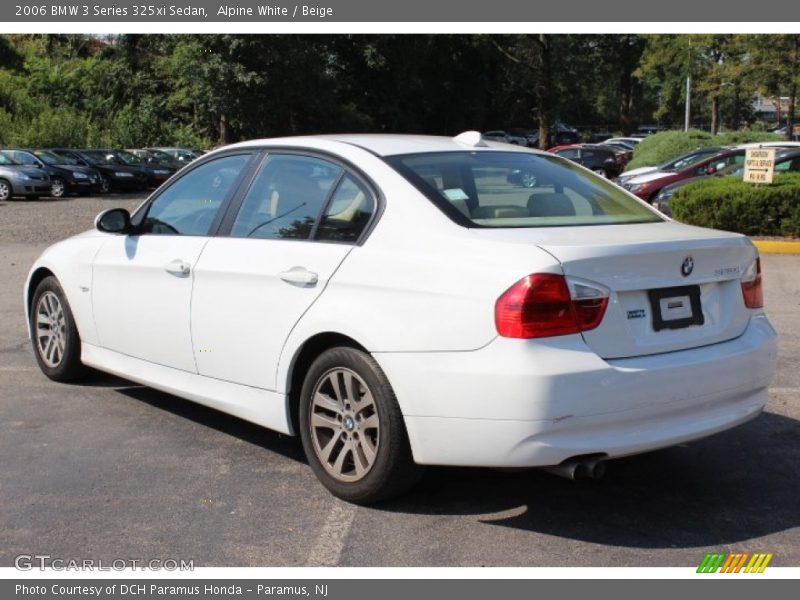 Alpine White / Beige 2006 BMW 3 Series 325xi Sedan