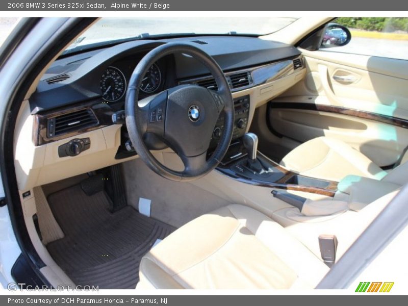 Alpine White / Beige 2006 BMW 3 Series 325xi Sedan