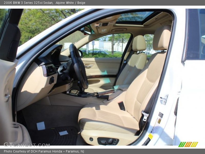 Alpine White / Beige 2006 BMW 3 Series 325xi Sedan