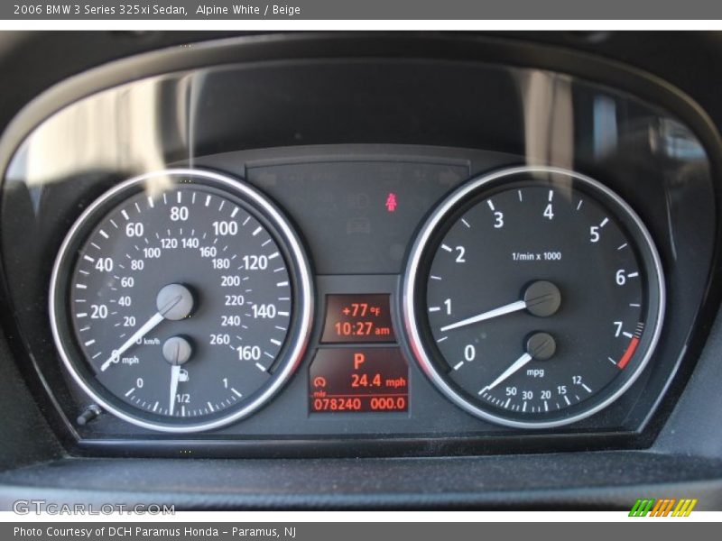 Alpine White / Beige 2006 BMW 3 Series 325xi Sedan