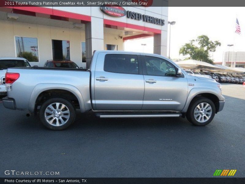 Silver Sky Metallic / Graphite Gray 2011 Toyota Tundra Platinum CrewMax 4x4
