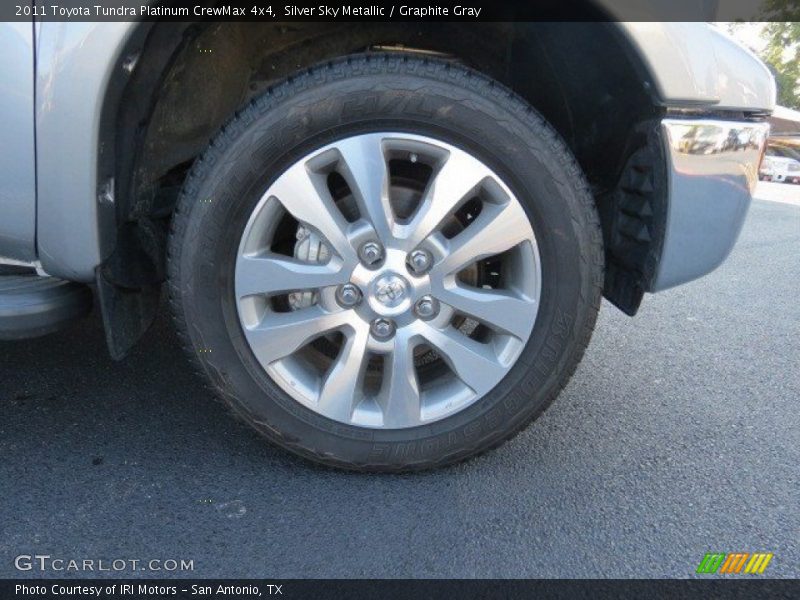 Silver Sky Metallic / Graphite Gray 2011 Toyota Tundra Platinum CrewMax 4x4