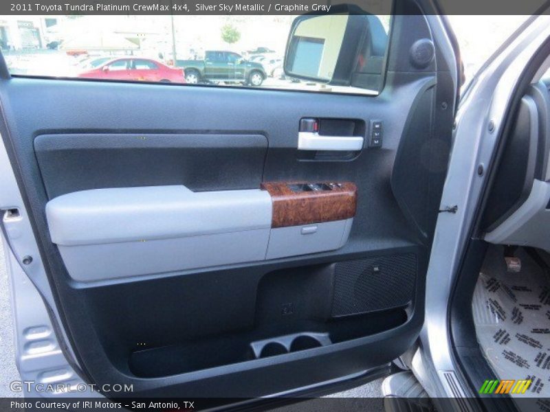 Silver Sky Metallic / Graphite Gray 2011 Toyota Tundra Platinum CrewMax 4x4