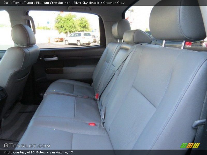 Silver Sky Metallic / Graphite Gray 2011 Toyota Tundra Platinum CrewMax 4x4