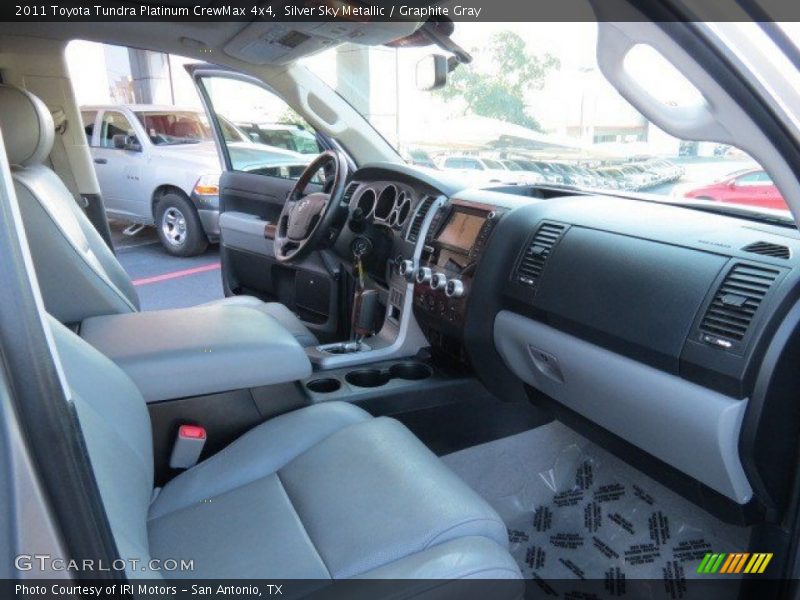Silver Sky Metallic / Graphite Gray 2011 Toyota Tundra Platinum CrewMax 4x4