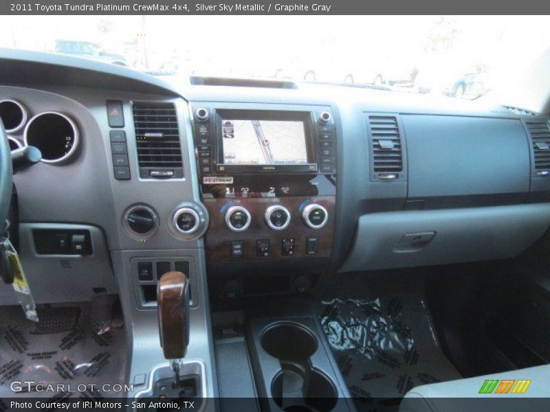 Silver Sky Metallic / Graphite Gray 2011 Toyota Tundra Platinum CrewMax 4x4