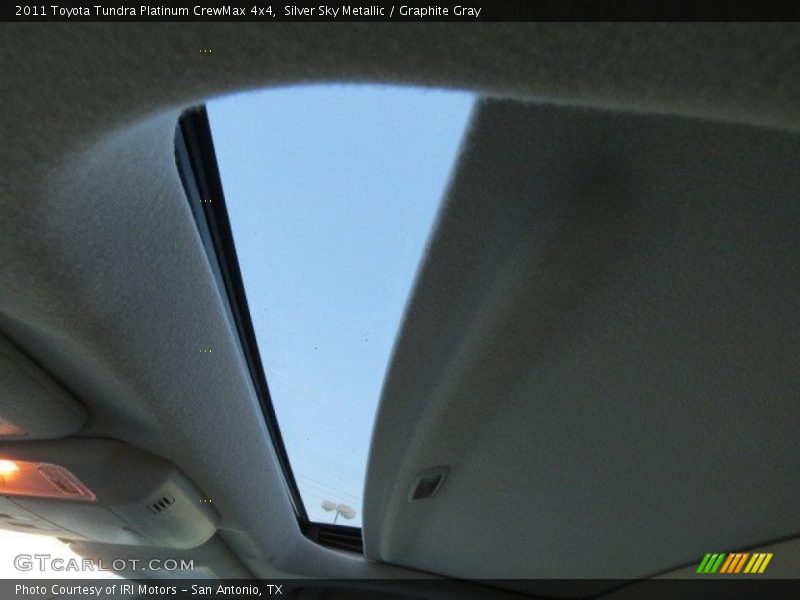 Silver Sky Metallic / Graphite Gray 2011 Toyota Tundra Platinum CrewMax 4x4