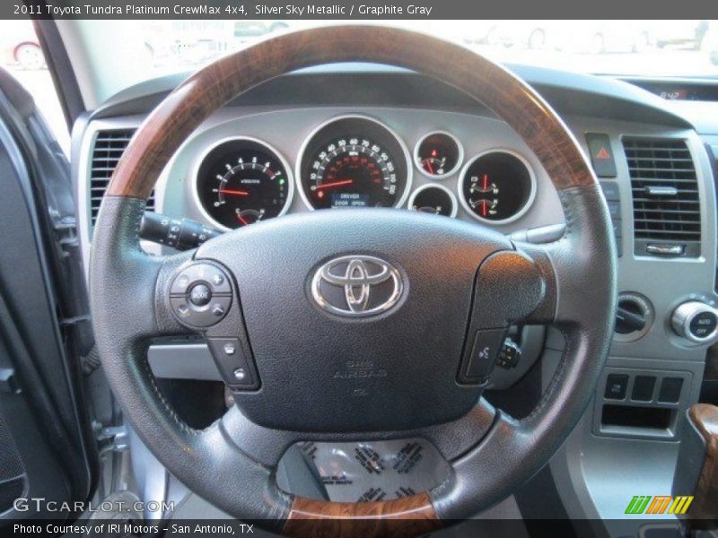 Silver Sky Metallic / Graphite Gray 2011 Toyota Tundra Platinum CrewMax 4x4