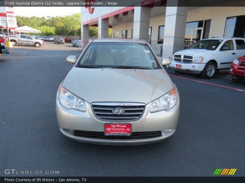 Laguna Sand Metallic / Beige 2008 Hyundai Elantra GLS Sedan