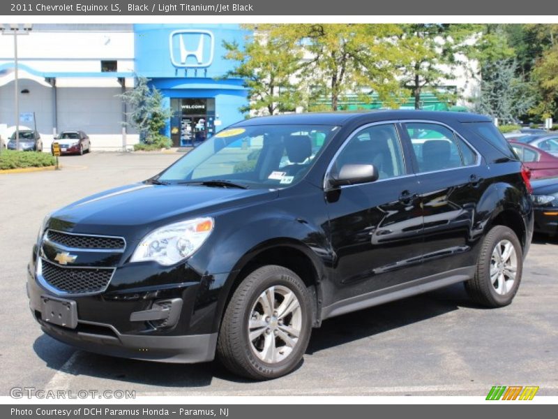 Black / Light Titanium/Jet Black 2011 Chevrolet Equinox LS