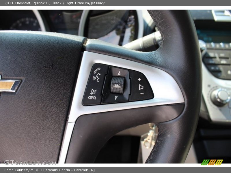 Black / Light Titanium/Jet Black 2011 Chevrolet Equinox LS