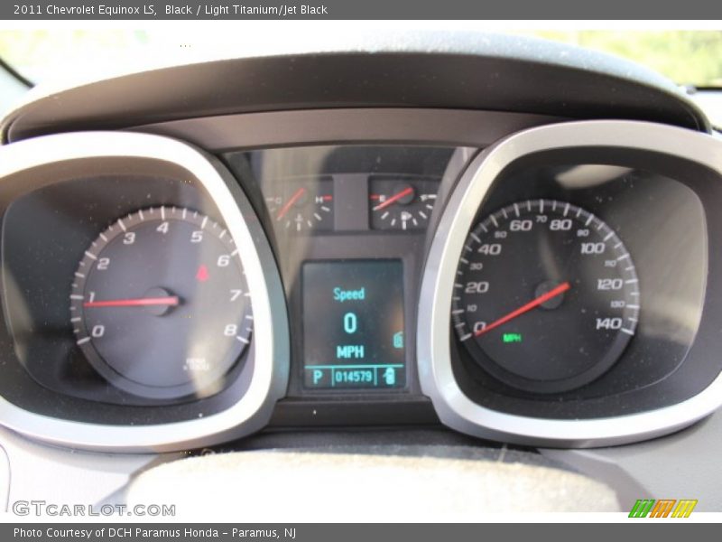Black / Light Titanium/Jet Black 2011 Chevrolet Equinox LS