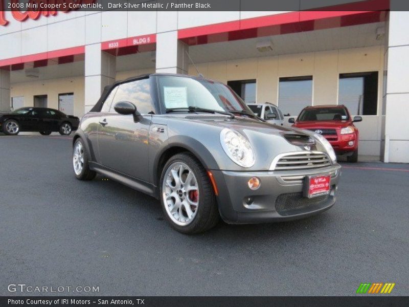 Dark Silver Metallic / Panther Black 2008 Mini Cooper S Convertible