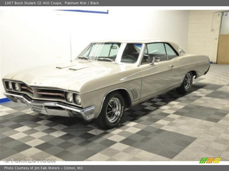 Platinum Mist / Black 1967 Buick Skylark GS 400 Coupe