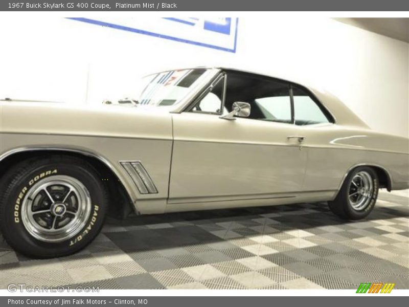 Platinum Mist / Black 1967 Buick Skylark GS 400 Coupe