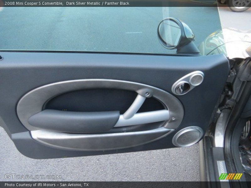 Dark Silver Metallic / Panther Black 2008 Mini Cooper S Convertible