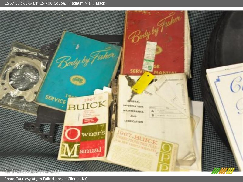 Platinum Mist / Black 1967 Buick Skylark GS 400 Coupe