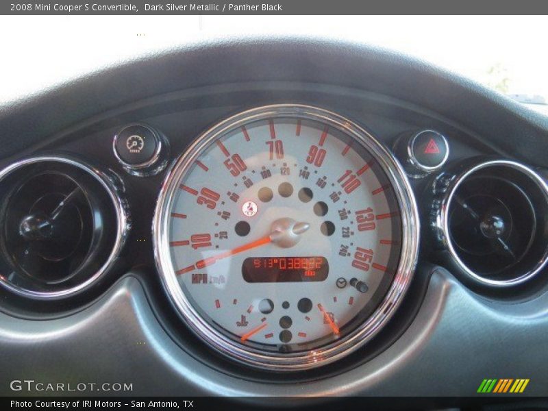 Dark Silver Metallic / Panther Black 2008 Mini Cooper S Convertible