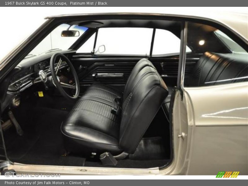 Platinum Mist / Black 1967 Buick Skylark GS 400 Coupe
