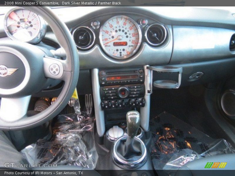 Dark Silver Metallic / Panther Black 2008 Mini Cooper S Convertible