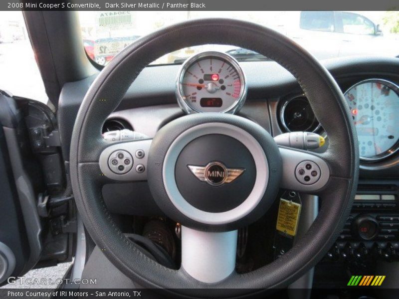 Dark Silver Metallic / Panther Black 2008 Mini Cooper S Convertible