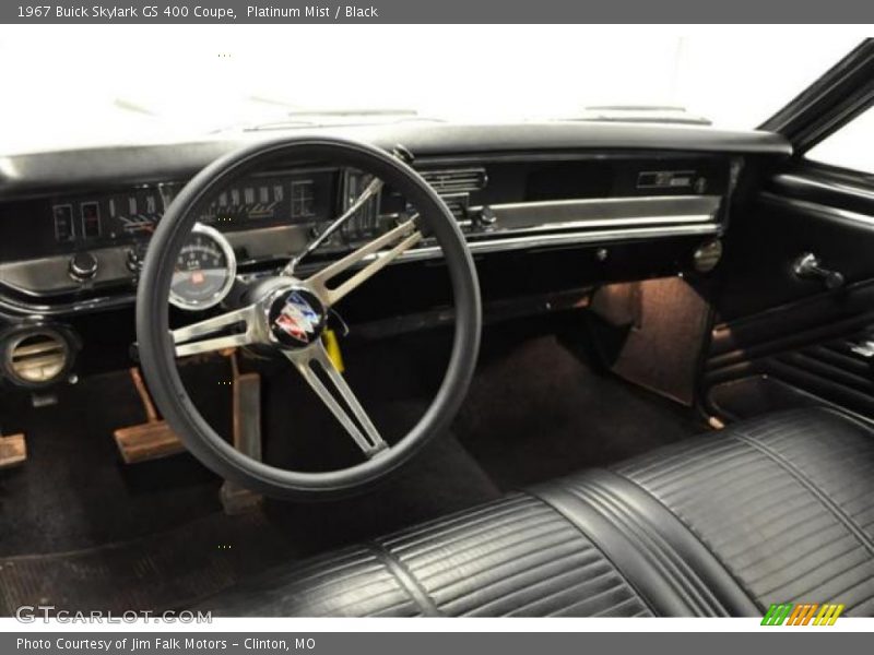 Platinum Mist / Black 1967 Buick Skylark GS 400 Coupe