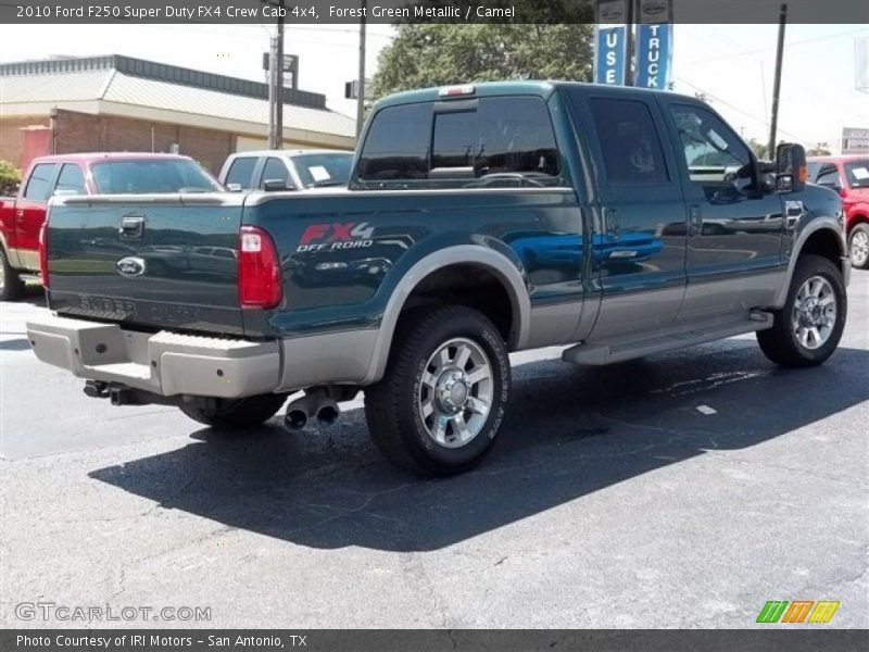 Forest Green Metallic / Camel 2010 Ford F250 Super Duty FX4 Crew Cab 4x4