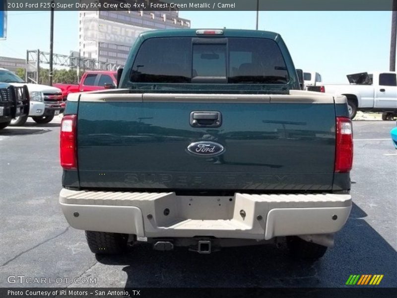Forest Green Metallic / Camel 2010 Ford F250 Super Duty FX4 Crew Cab 4x4