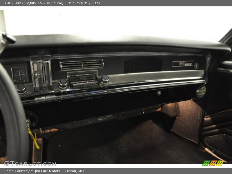 Platinum Mist / Black 1967 Buick Skylark GS 400 Coupe