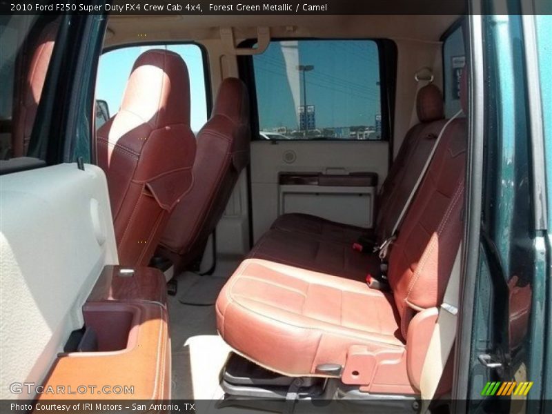 Forest Green Metallic / Camel 2010 Ford F250 Super Duty FX4 Crew Cab 4x4