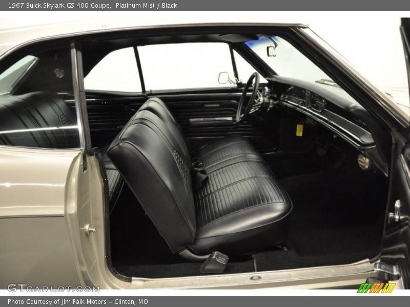 Platinum Mist / Black 1967 Buick Skylark GS 400 Coupe