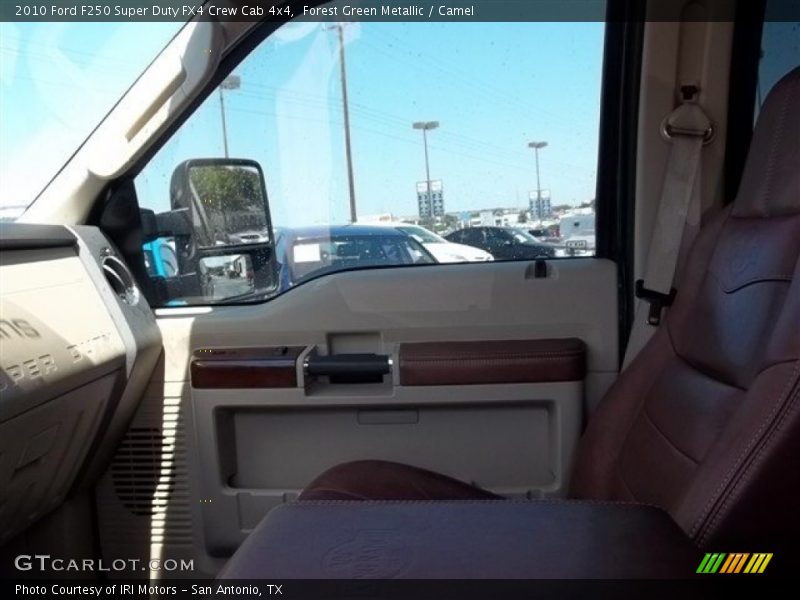Forest Green Metallic / Camel 2010 Ford F250 Super Duty FX4 Crew Cab 4x4