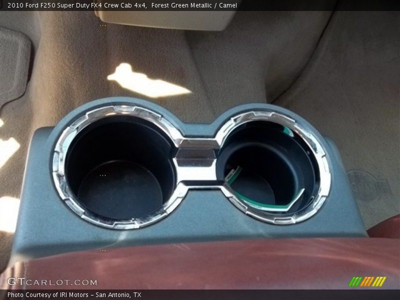 Forest Green Metallic / Camel 2010 Ford F250 Super Duty FX4 Crew Cab 4x4