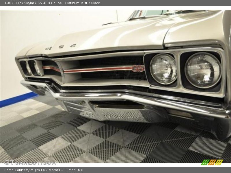 Platinum Mist / Black 1967 Buick Skylark GS 400 Coupe