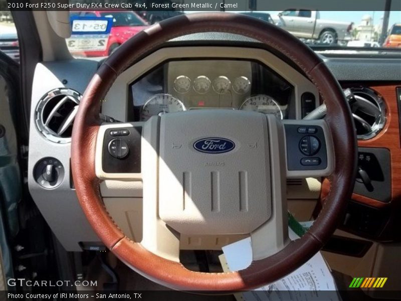 Forest Green Metallic / Camel 2010 Ford F250 Super Duty FX4 Crew Cab 4x4