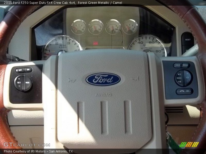 Forest Green Metallic / Camel 2010 Ford F250 Super Duty FX4 Crew Cab 4x4