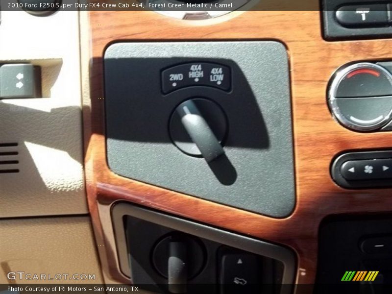 Forest Green Metallic / Camel 2010 Ford F250 Super Duty FX4 Crew Cab 4x4