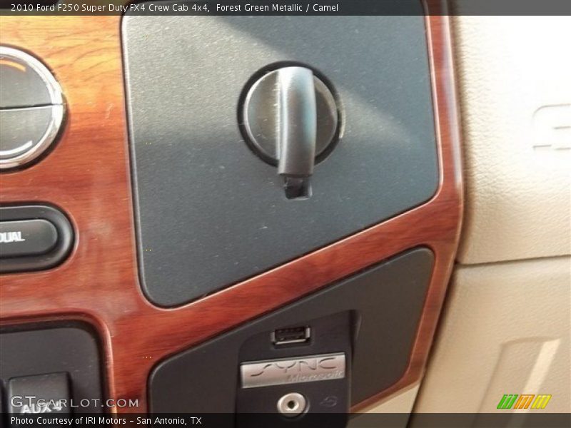 Forest Green Metallic / Camel 2010 Ford F250 Super Duty FX4 Crew Cab 4x4
