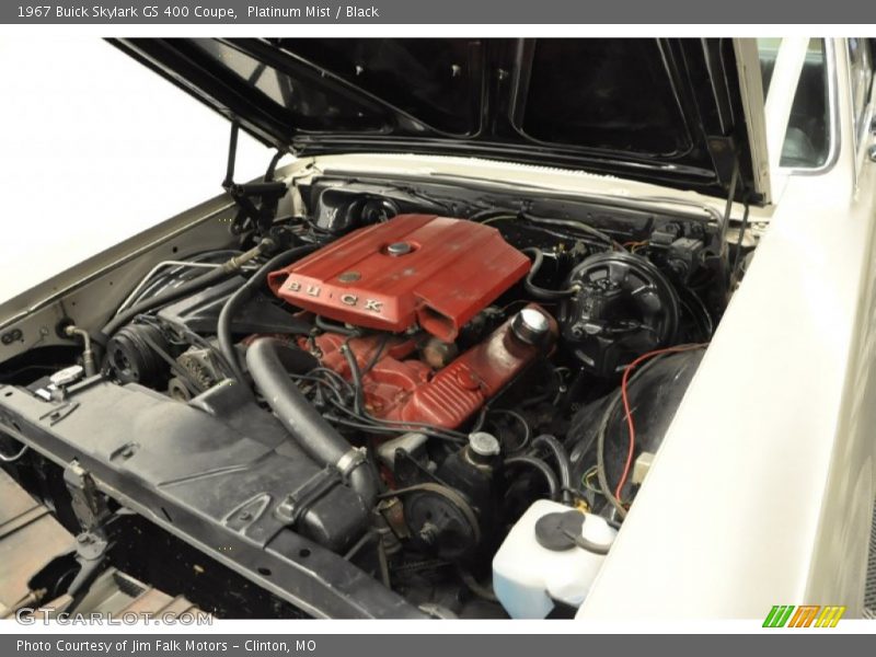 Platinum Mist / Black 1967 Buick Skylark GS 400 Coupe
