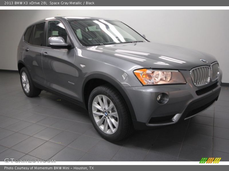 Space Gray Metallic / Black 2013 BMW X3 xDrive 28i